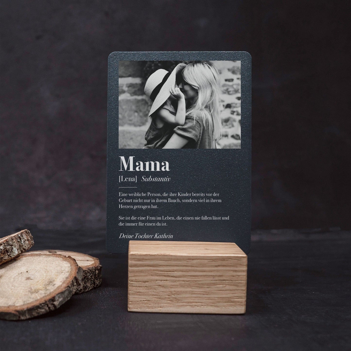 Little Message - Muttertag "Substantiv Mama mit Foto" Craftbrothers