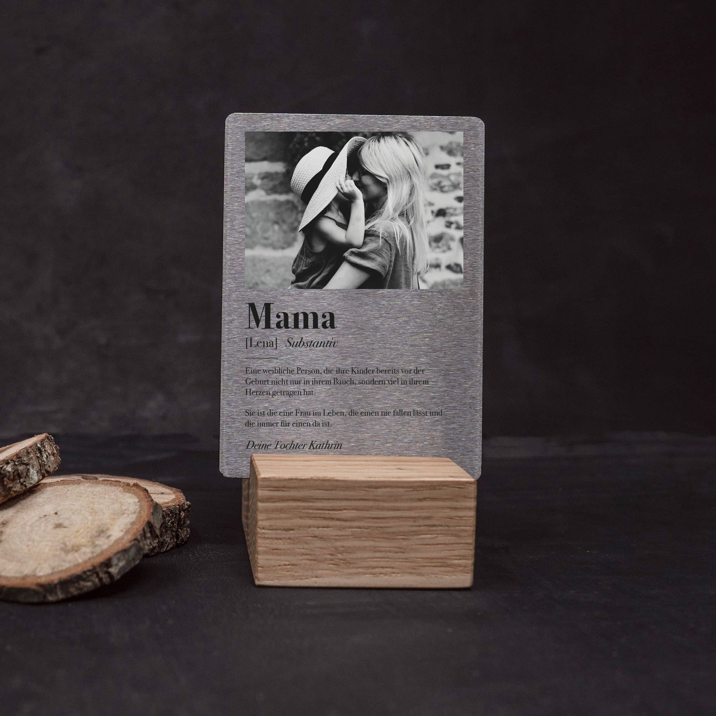 Little Message - Muttertag "Substantiv Mama mit Foto" Craftbrothers
