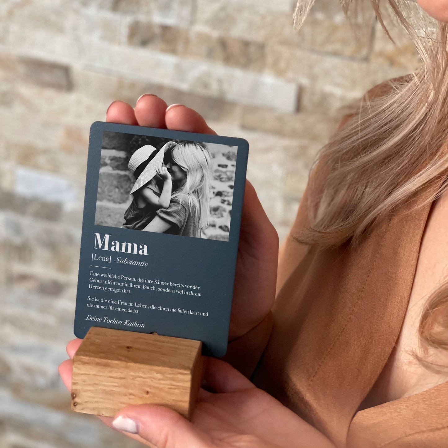 Little Message - Muttertag "Substantiv Mama mit Foto" Craftbrothers