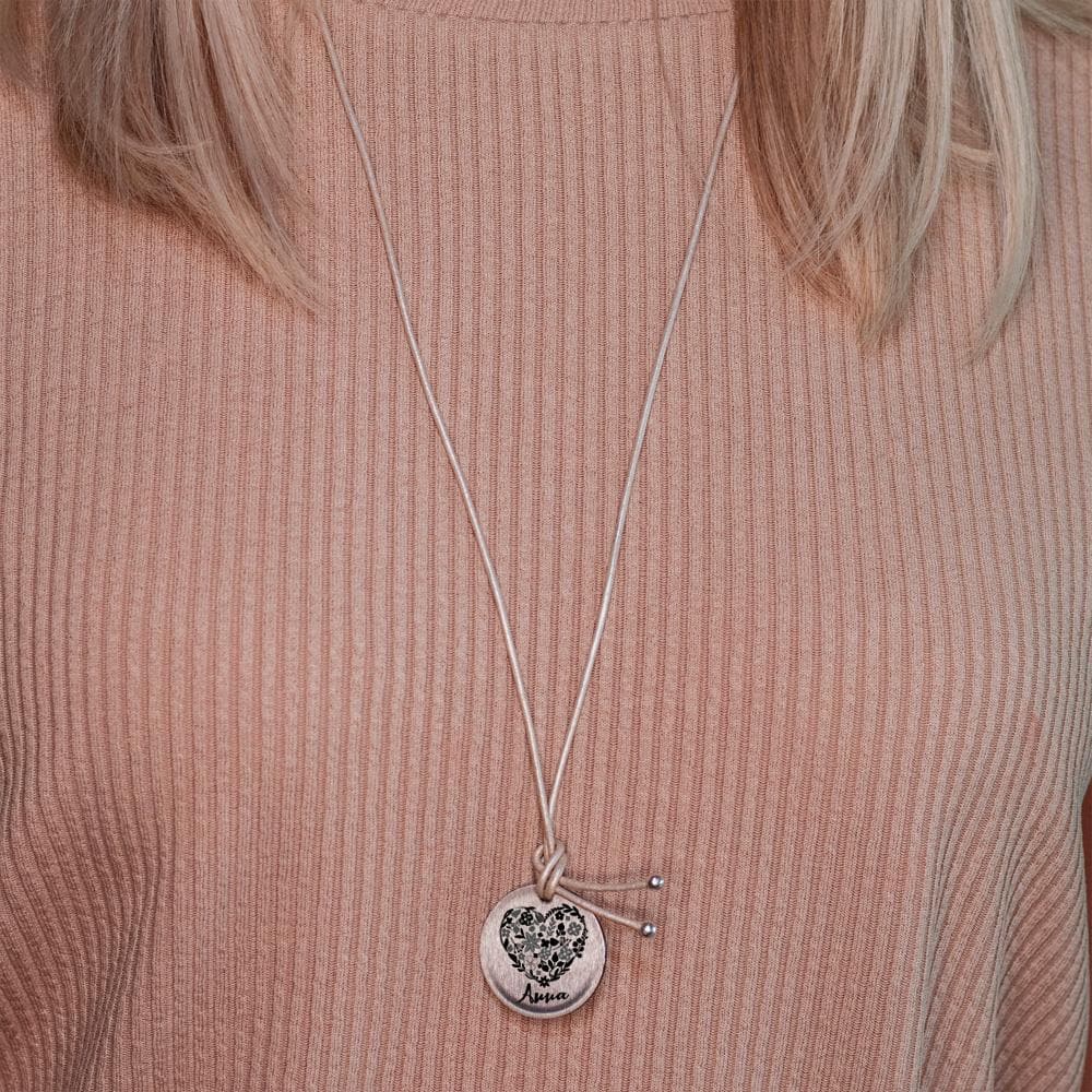 personalisierbare Halskette "Herz" Craftbrothers