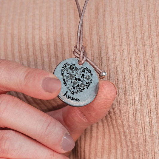 personalisierbare Halskette "Herz" Craftbrothers