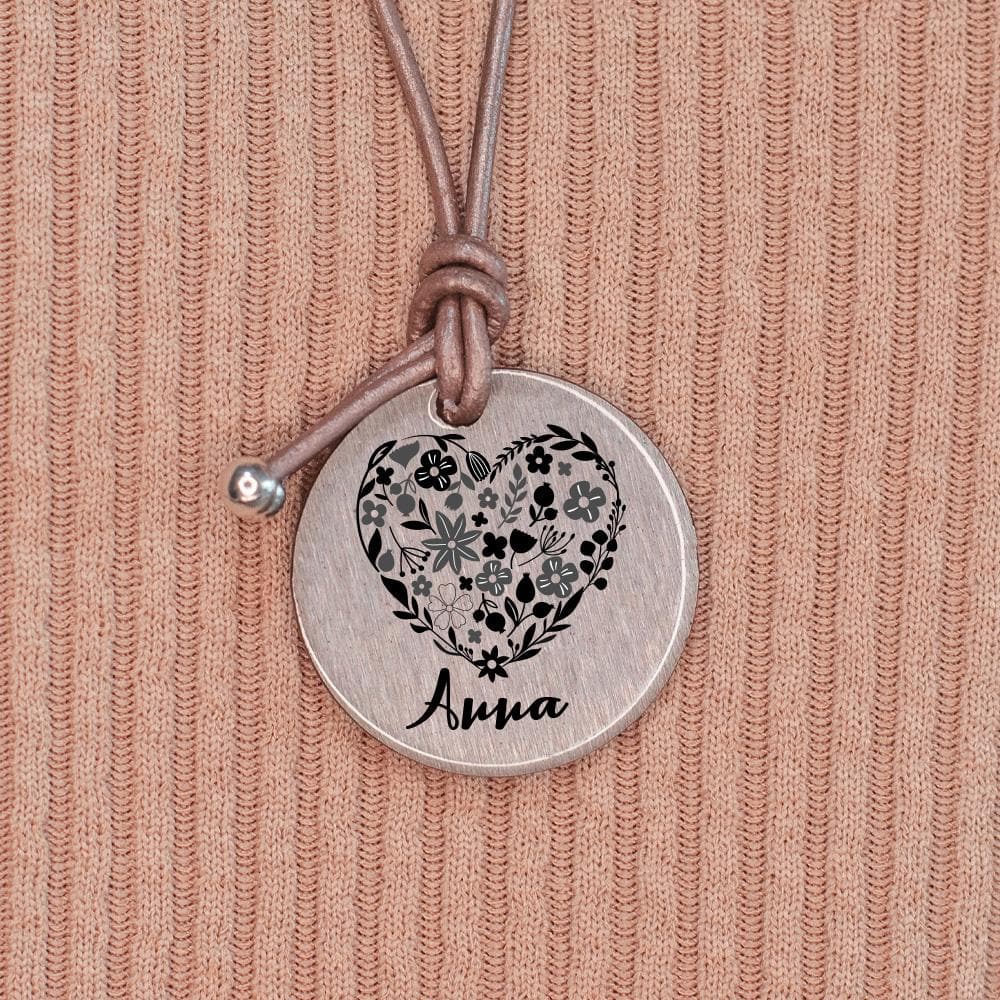 personalisierbare Halskette "Herz" Craftbrothers