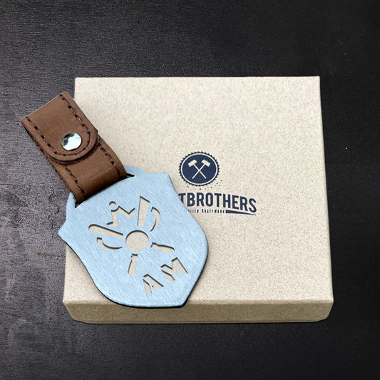 "Drechsler" Personalisierbarer Laser-Schlüsselanhänger für Männer Craftbrothers