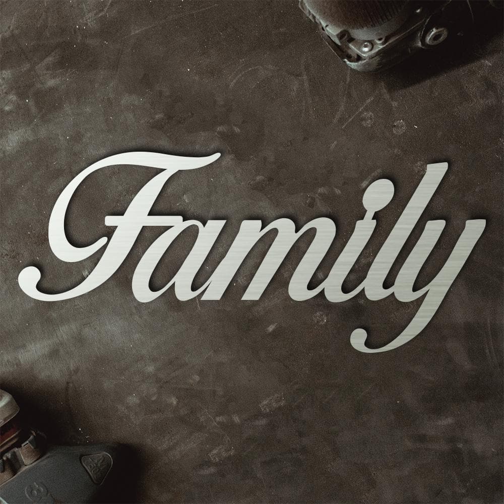 Family Schriftzug Regular Herzau