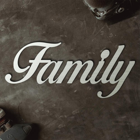 Family Schriftzug Regular Herzau