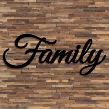 Family Schriftzug Regular Herzau