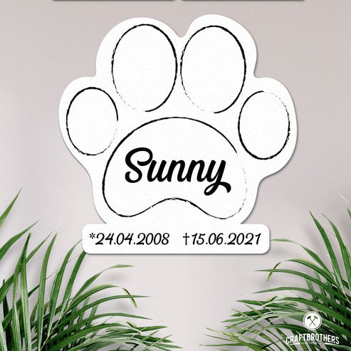 Gedenktafel - Große Pfote Craftbrothers