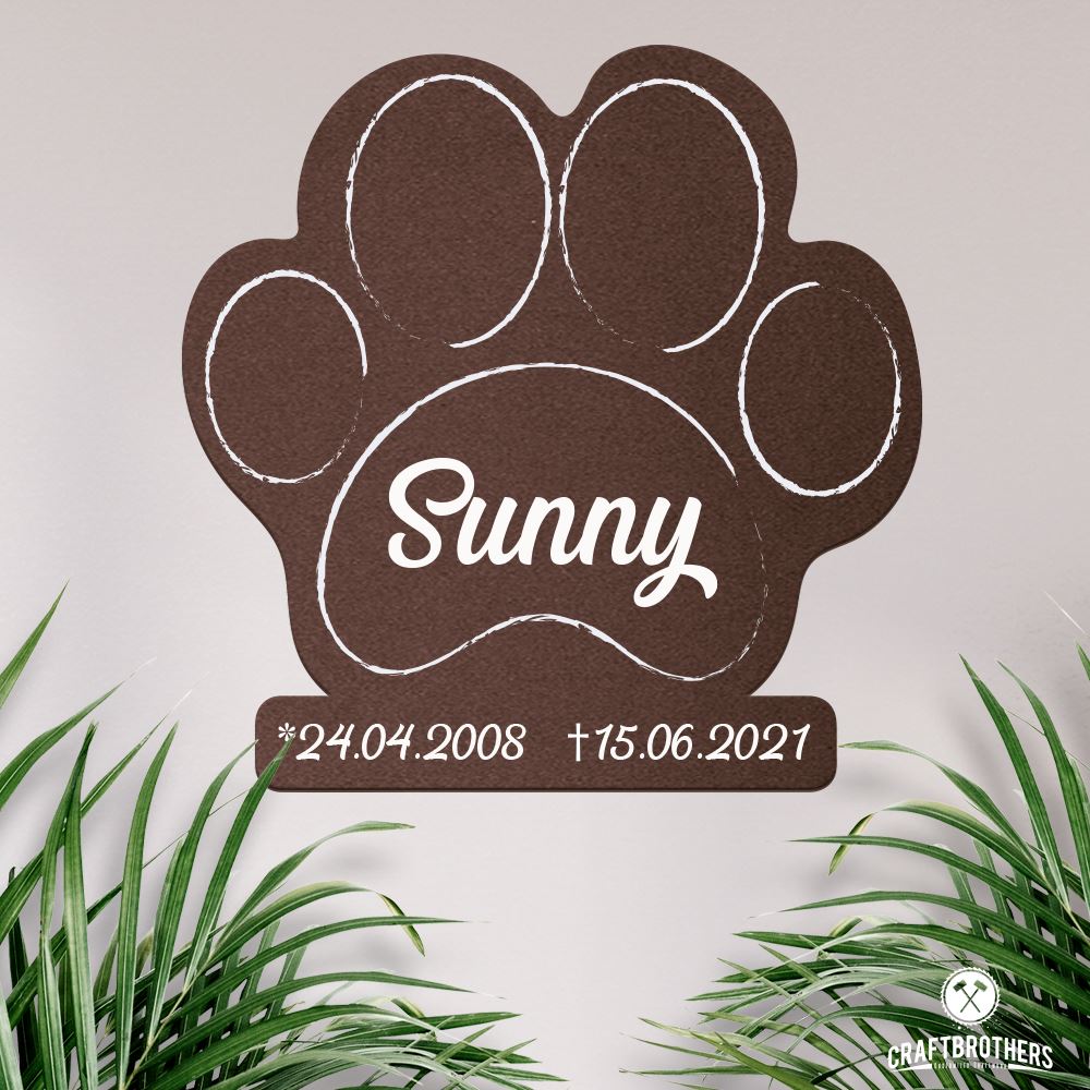 Gedenktafel - Große Pfote Craftbrothers