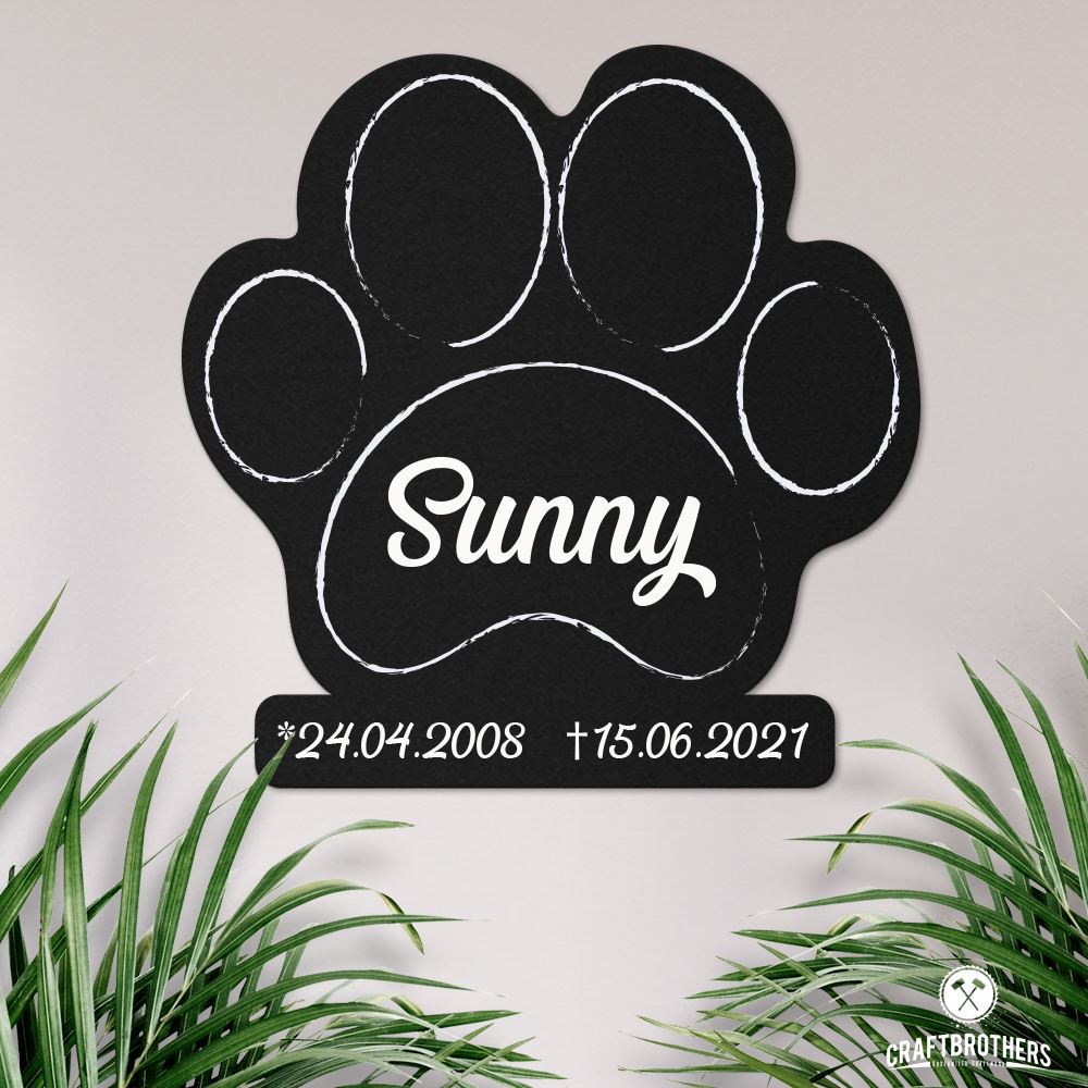 Gedenktafel - Große Pfote Craftbrothers