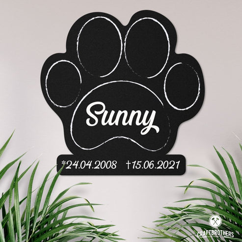 Gedenktafel - Große Pfote Craftbrothers