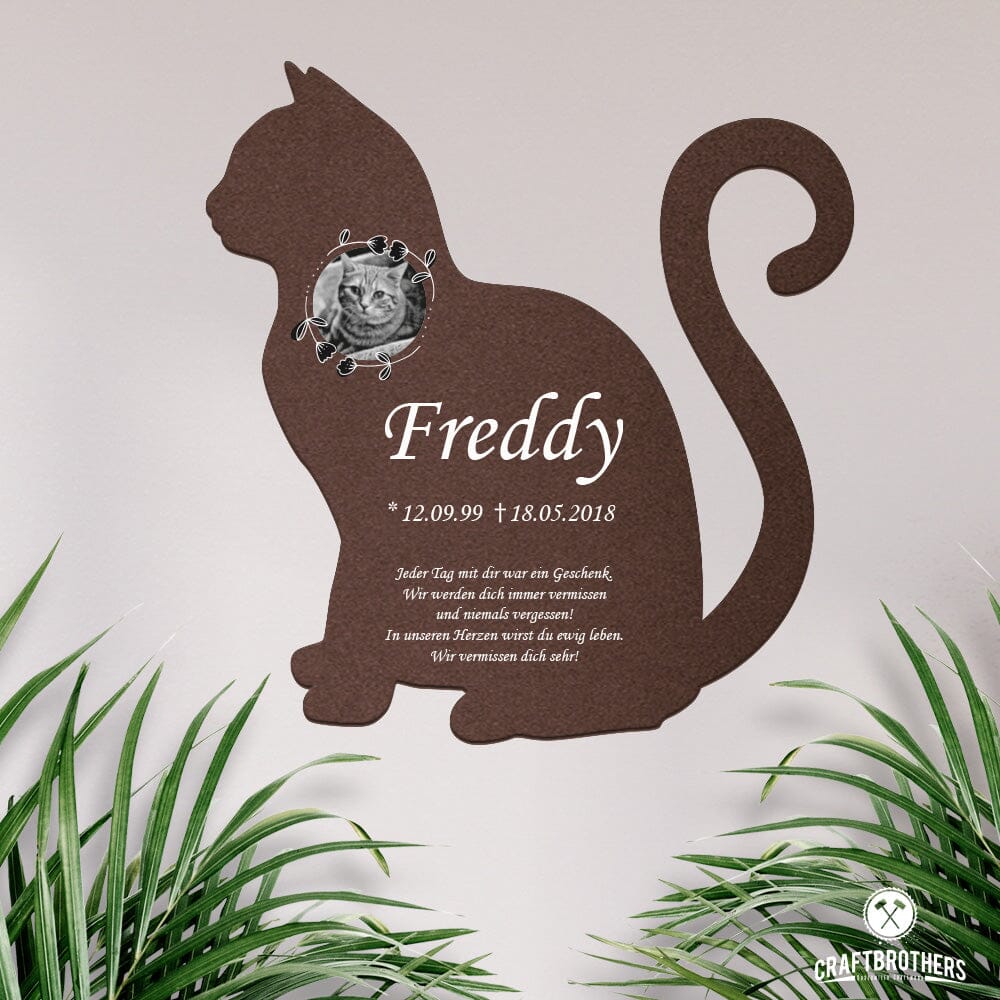 Gedenktafel - Große Katze Craftbrothers