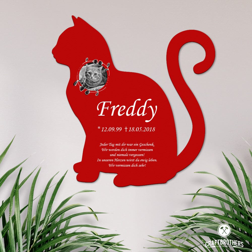 Gedenktafel - Große Katze Craftbrothers