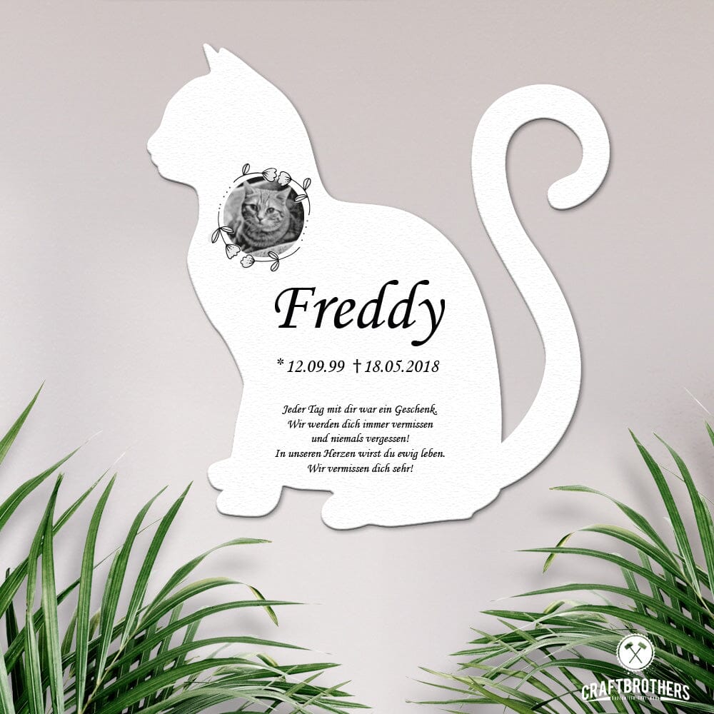 Gedenktafel - Große Katze Craftbrothers