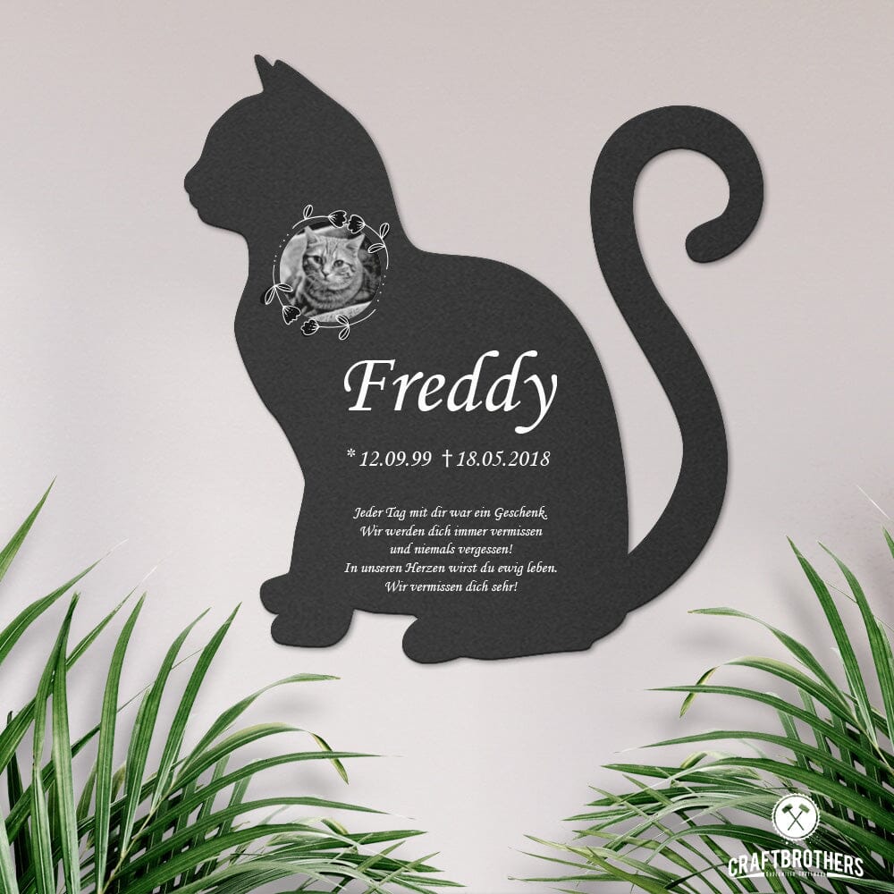 Gedenktafel - Große Katze Craftbrothers