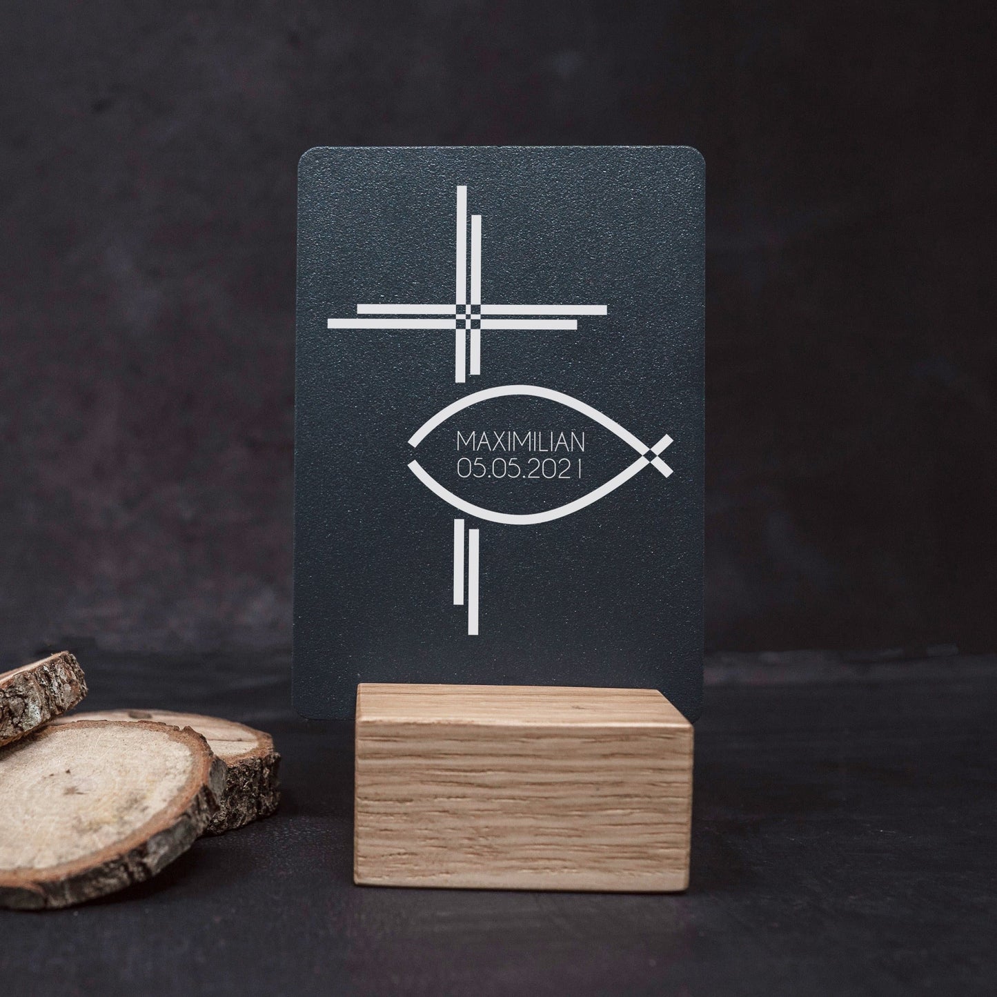 Little Message - 1. Heilige Kommunion "Kreuz & Fisch" Craftbrothers