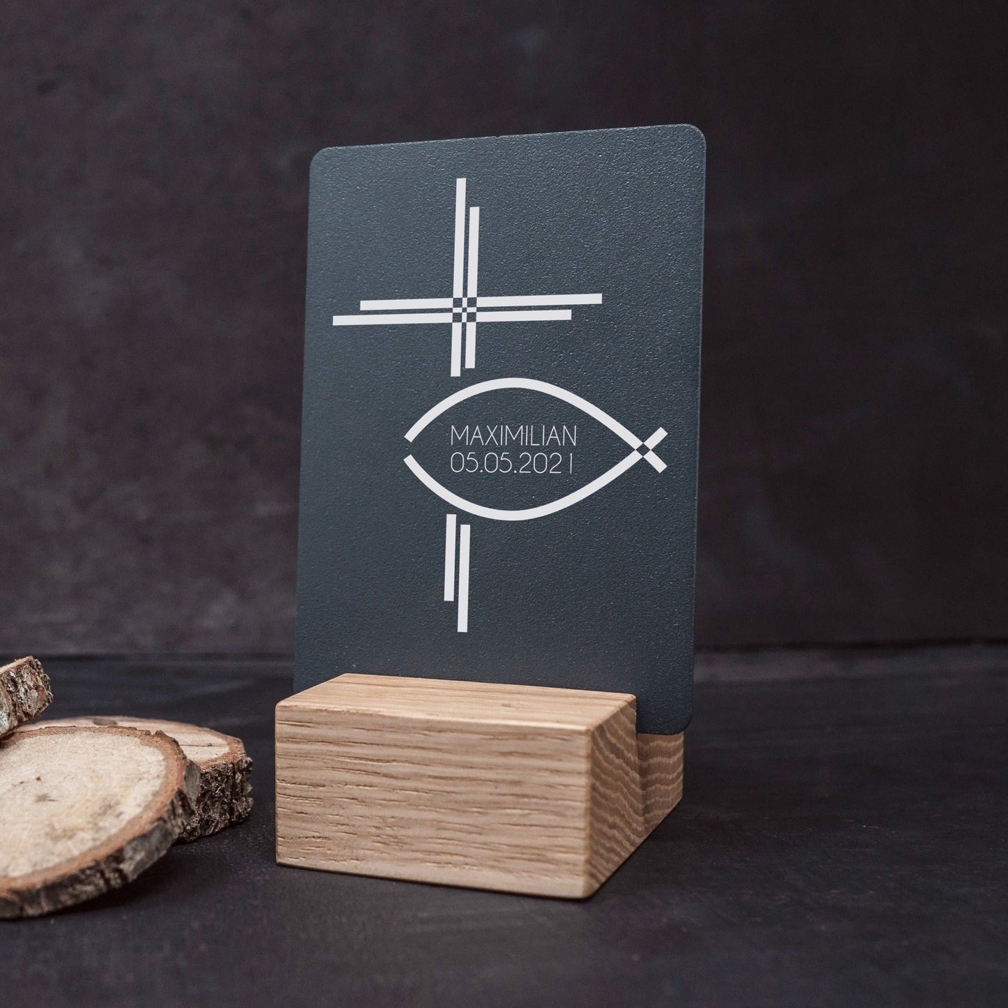 Little Message - 1. Heilige Kommunion "Kreuz & Fisch" Craftbrothers
