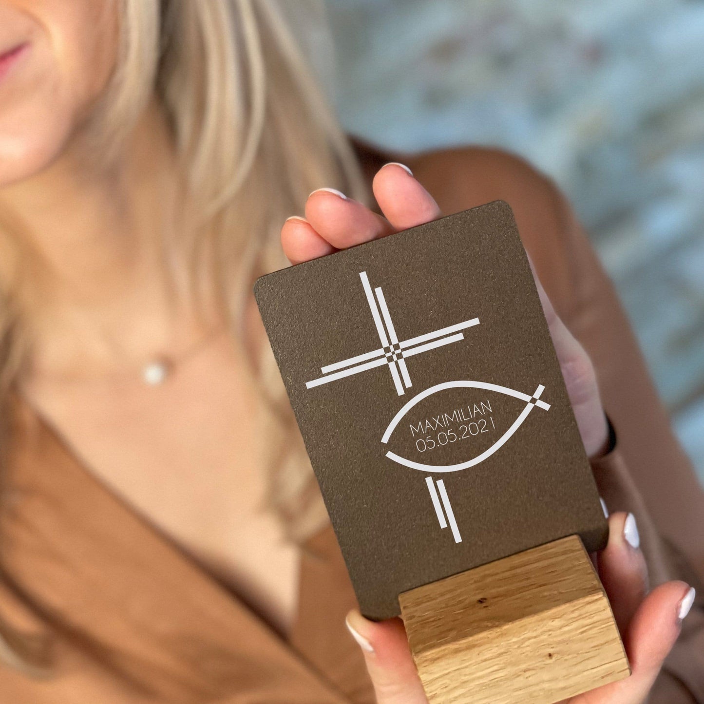 Little Message - 1. Heilige Kommunion "Kreuz & Fisch" Craftbrothers