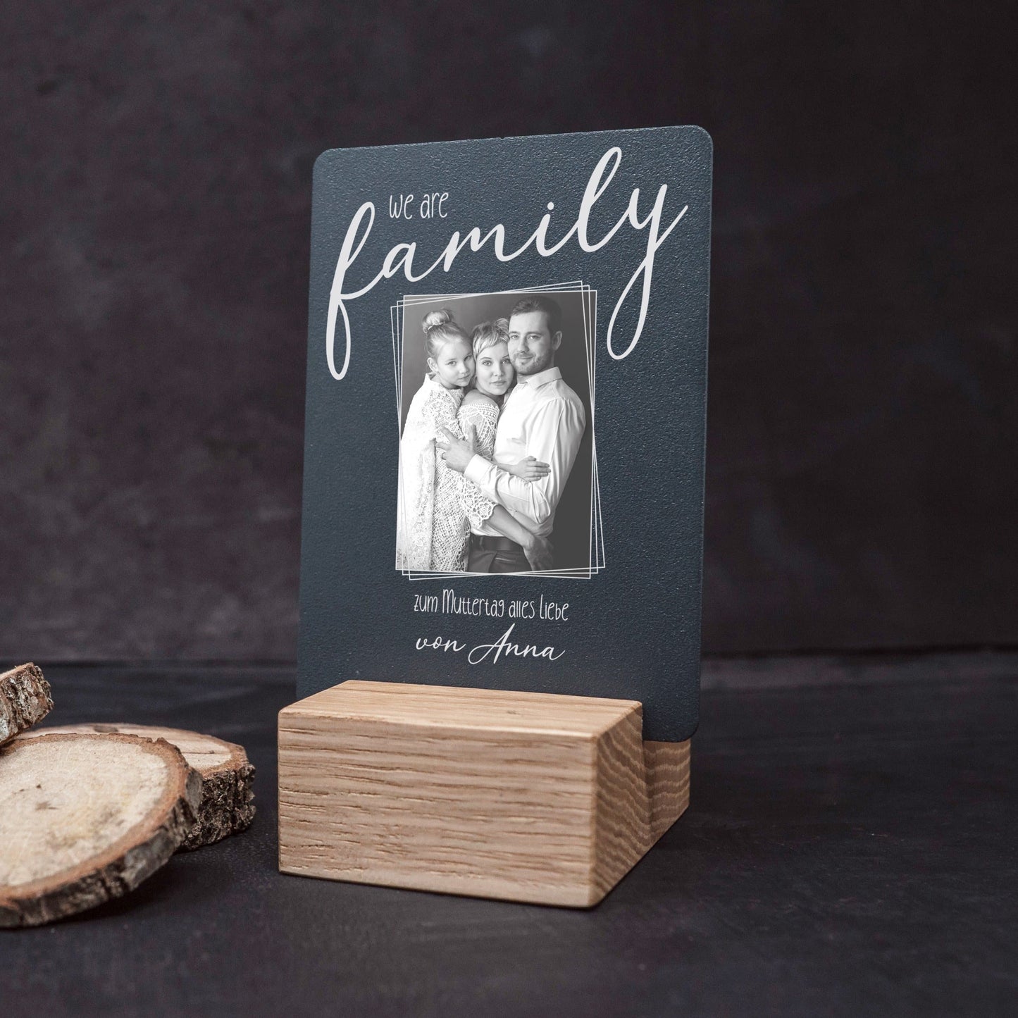 Little Message - Muttertag "we are family Foto" Craftbrothers