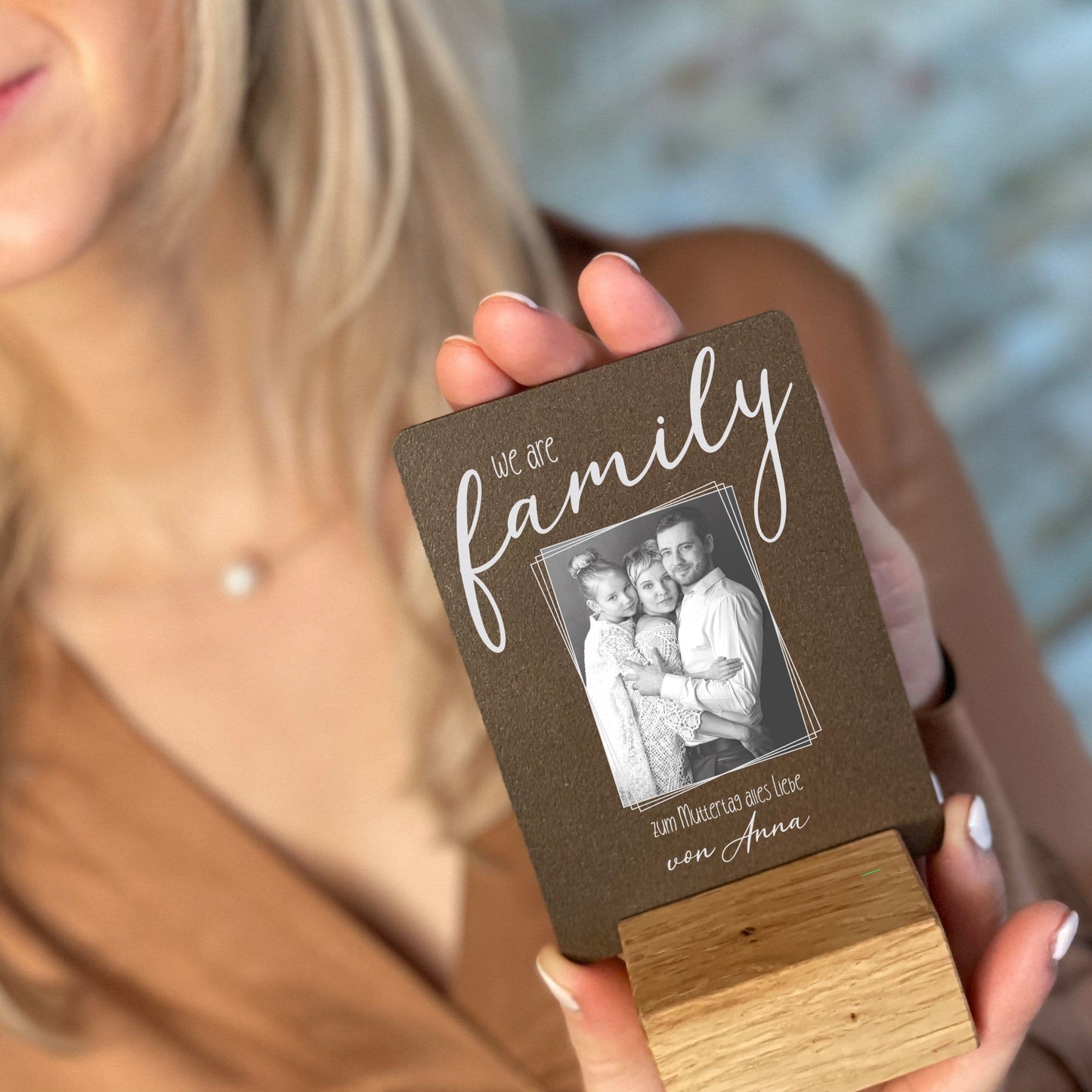 Little Message - Muttertag "we are family Foto" Craftbrothers