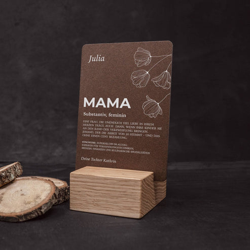 Little Message - Muttertag "Substantiv Mama Blumenmotiv" Craftbrothers