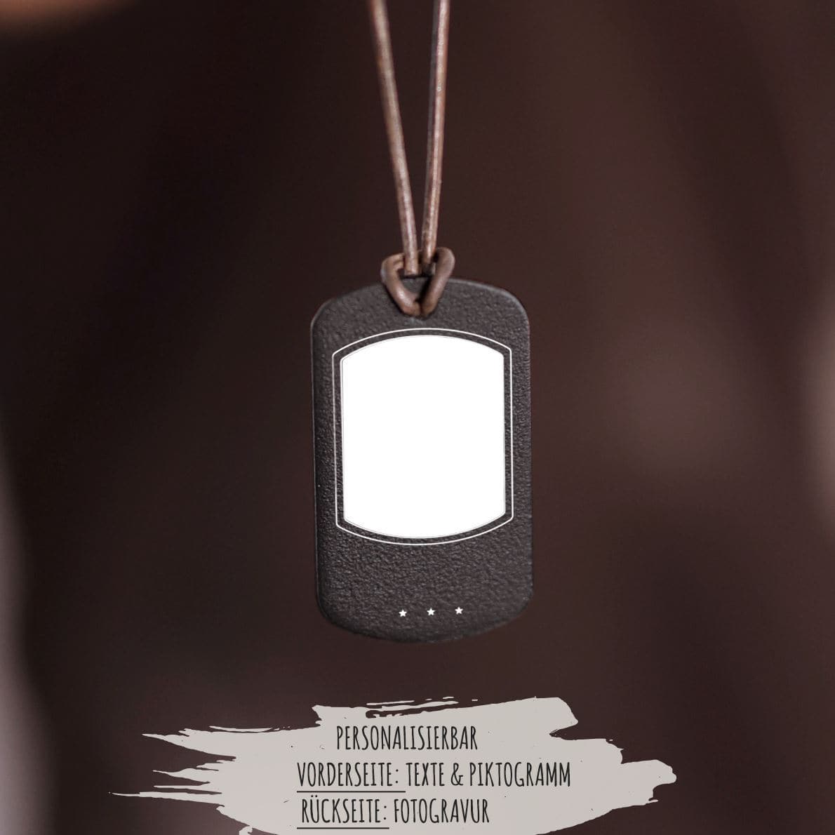 "Mountains" Personalisierbare Halskette für Männer Craftbrothers