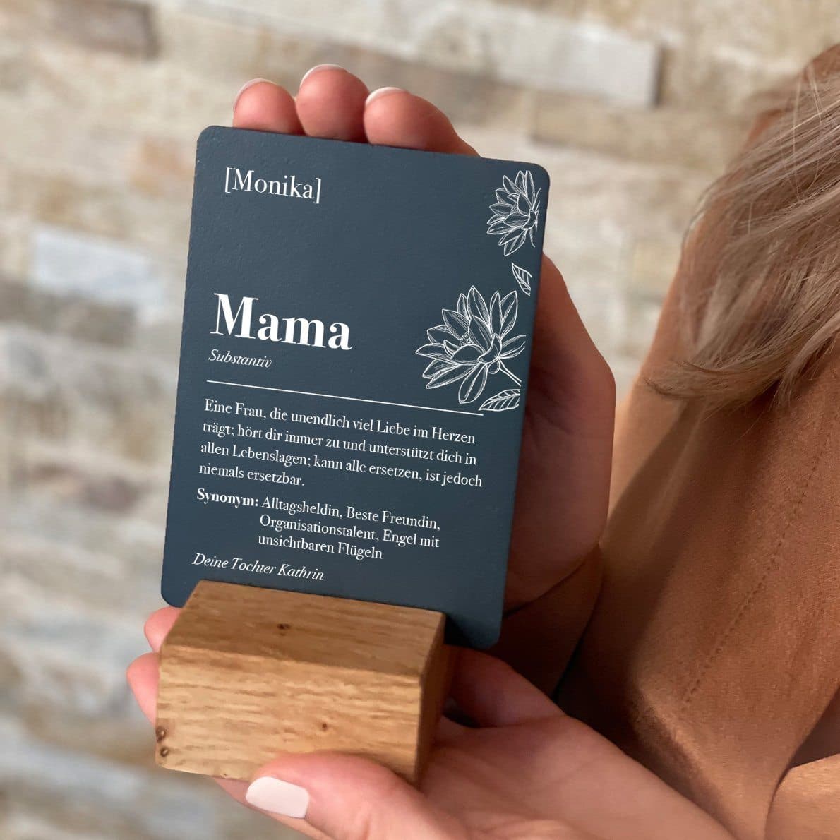 Little Message - Muttertag "Substantiv Mama Lotusblume" Craftbrothers