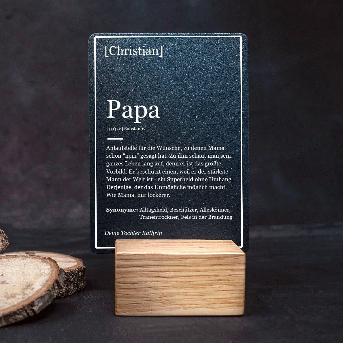 Little Message - Vatertag "Substantiv Papa" Craftbrothers