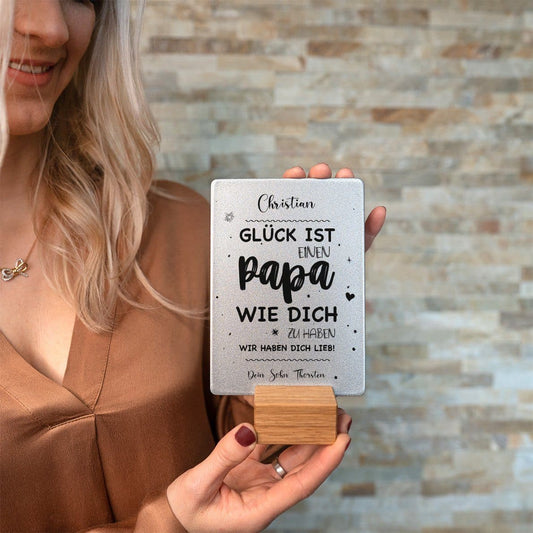Little Message - Vatertag "Papa-Glück" Craftbrothers