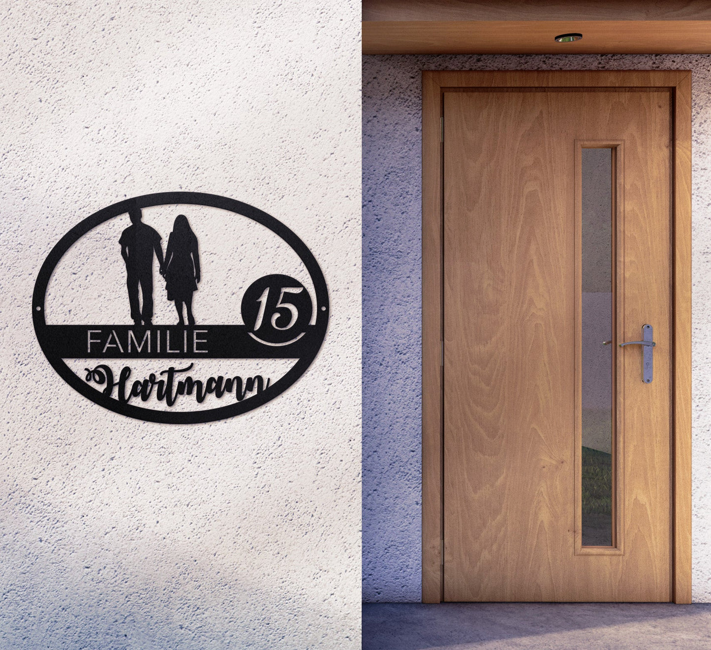 Family-Sign Edition oval ohne Kinder Craftbrothers