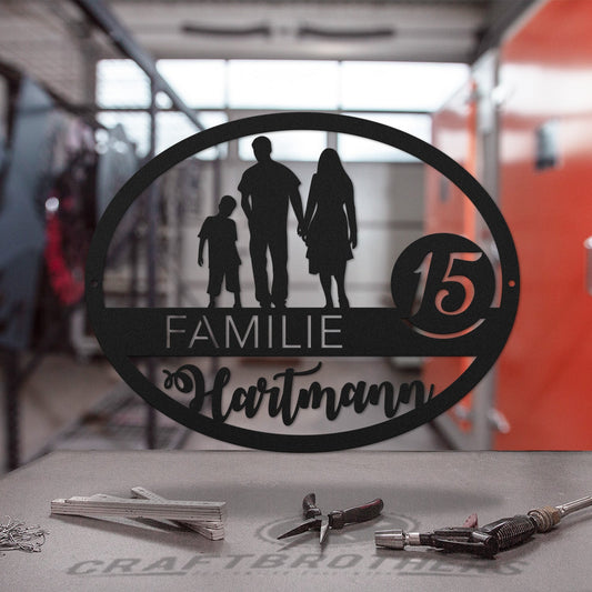 Family-Sign Edition oval 1 Kind Craftbrothers