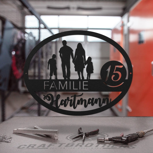 Family-Sign Edition oval 2 Kinder Craftbrothers