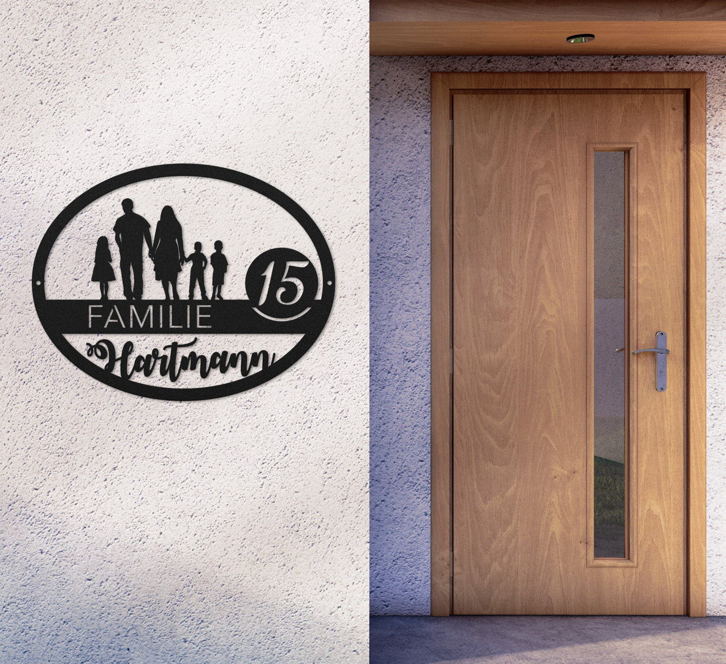 Family-Sign Edition oval 3 Kinder Craftbrothers