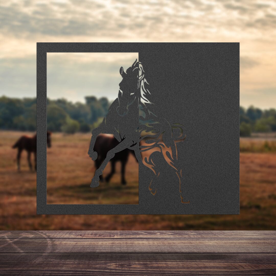Pferdesilhouette - Positiv & Negativ Craftbrothers