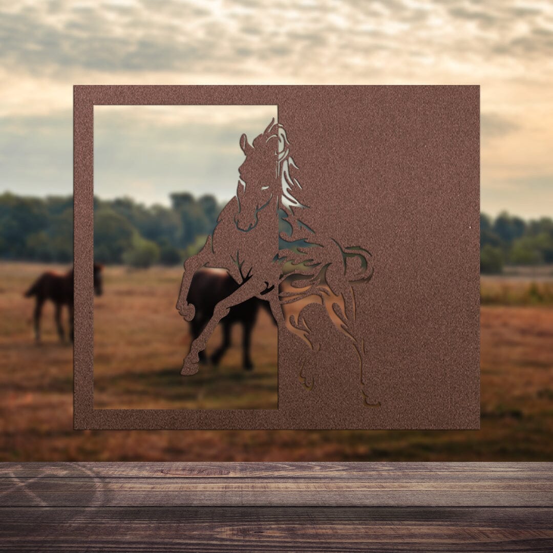 Pferdesilhouette - Positiv & Negativ Craftbrothers