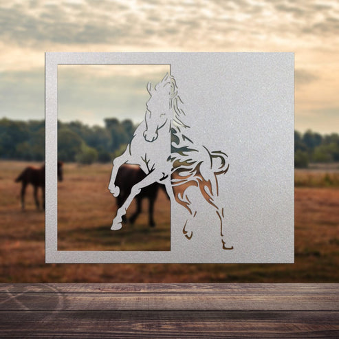 Pferdesilhouette - Positiv & Negativ Craftbrothers