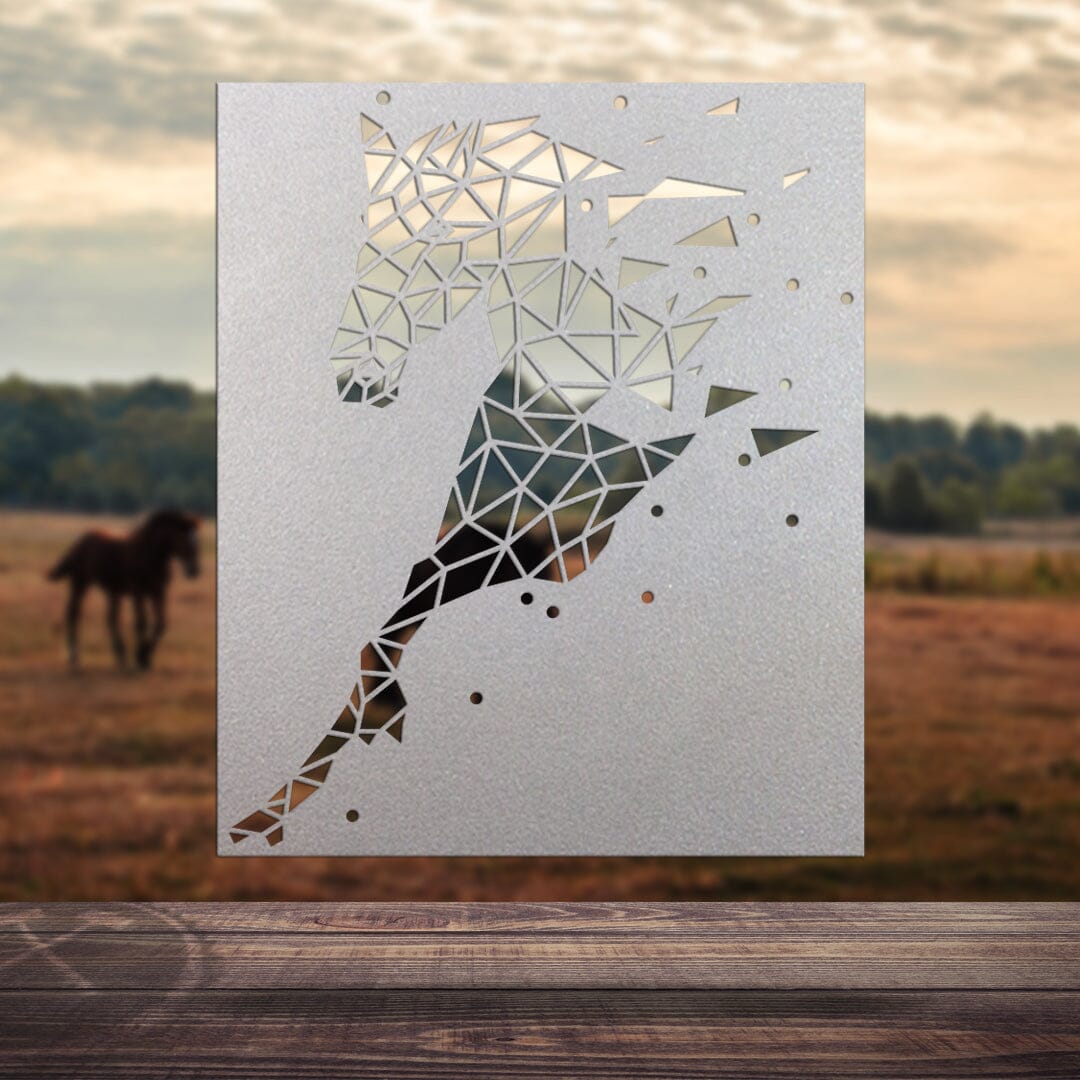 Pferdesilhouette - Rechteck Craftbrothers