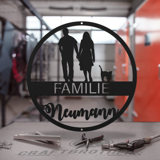 Family-Sign Edition ohne Kinder mit Haustier Craftbrothers