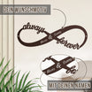 Always & forever Unendlichkeitsschleife (personalisierbar)
