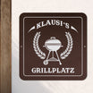 BBQ Grillplatz aus edlem Stahl (personalisierbar)