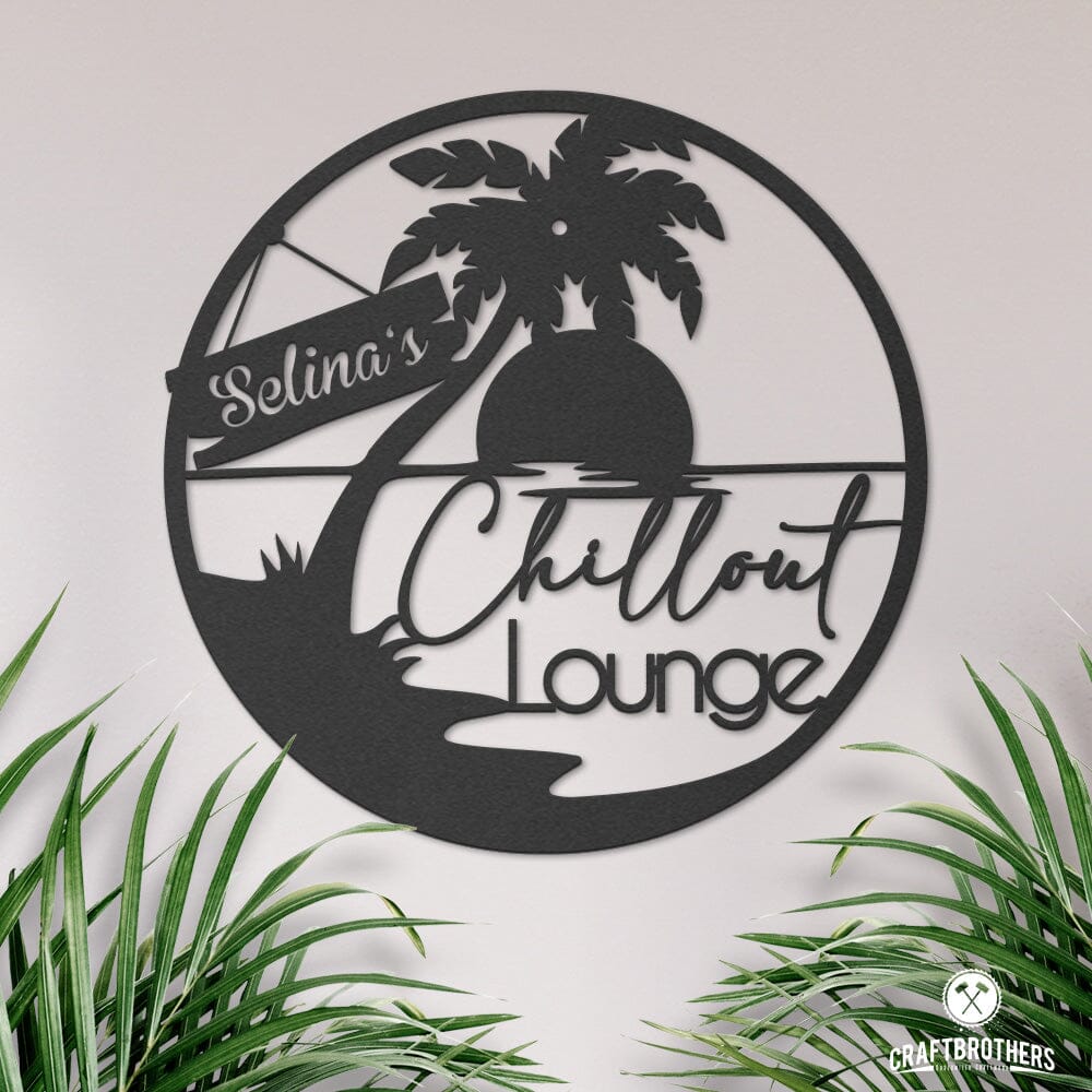 Chillout Lounge aus edlem Stahl (personalisierbar) Craftbrothers 