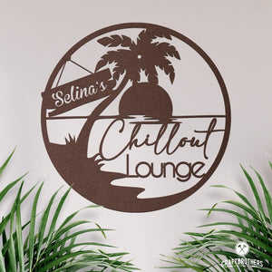 Chillout Lounge aus edlem Stahl (personalisierbar) Craftbrothers 