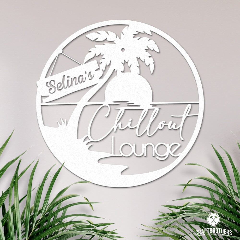 Chillout Lounge aus edlem Stahl (personalisierbar) Craftbrothers 