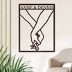 Hochzeitsschild - Hand in Hand