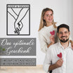 Hochzeitsschild - Hand in Hand