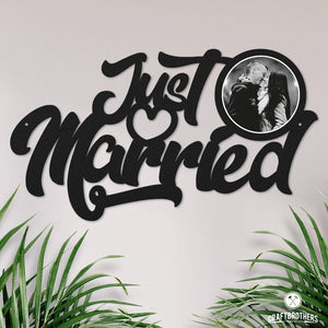 Just Married Schriftzug (personalisierbar) Craftbrothers 