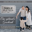 Familien-Türschild Line (personalisierbar)