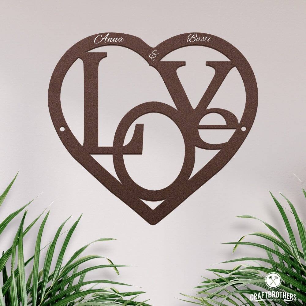 Love Heart - Dekoherz I (personalisierbar) Craftbrothers 