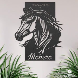 Pferdeschild "Monero" - personalisierbar Craftbrothers 