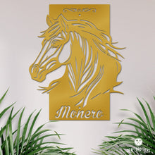 Laden Sie das Bild in den Galerie-Viewer, Pferdeschild &quot;Monero&quot; - personalisierbar Craftbrothers 