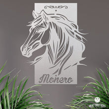 Laden Sie das Bild in den Galerie-Viewer, Pferdeschild &quot;Monero&quot; - personalisierbar Craftbrothers 